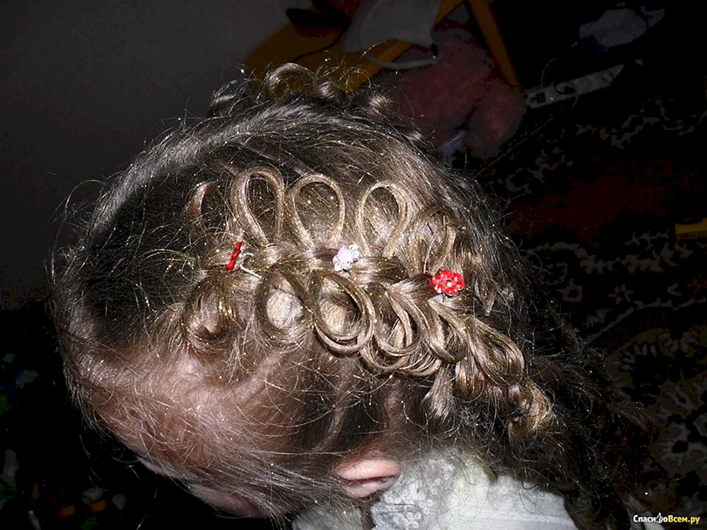 Glitter Haar Makeup für Haare