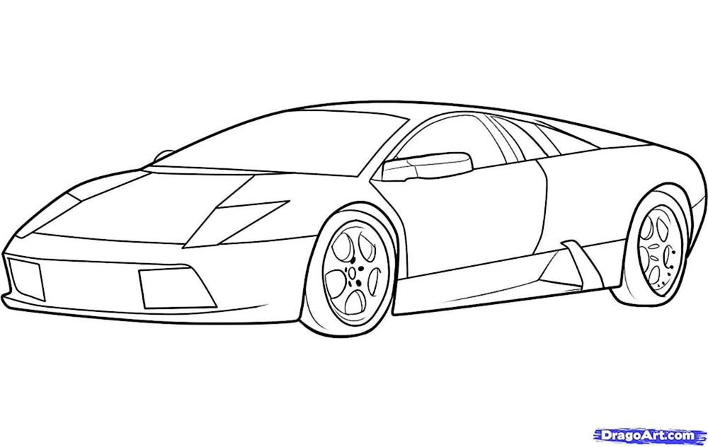 Lamborghini Gallardo Ausmalen