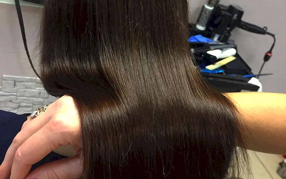 Keratinhaar Foto für Salon