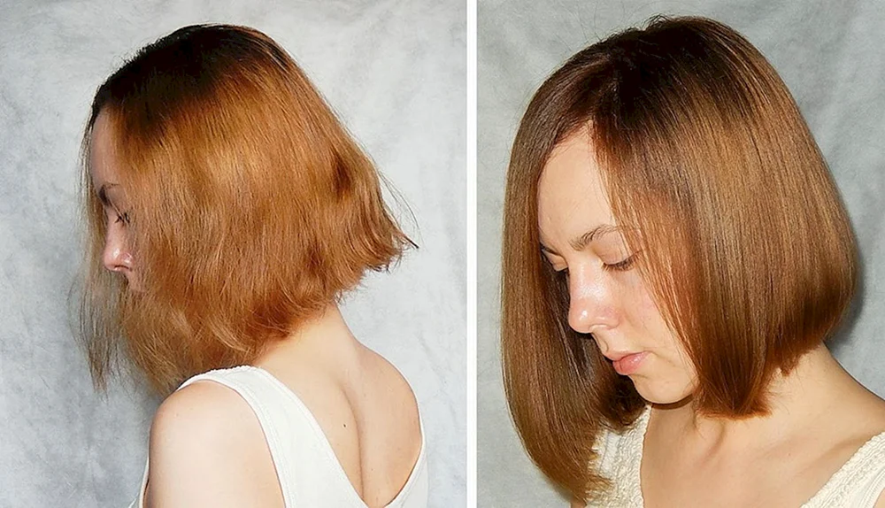 Glattes Haar