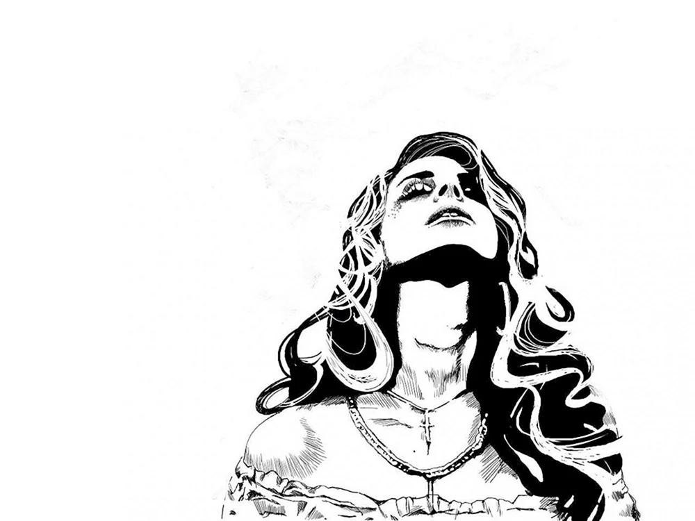 Liana del Rey s/w Tapete.