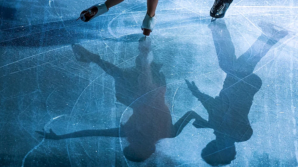 Eiskunstläufer Hintergrund