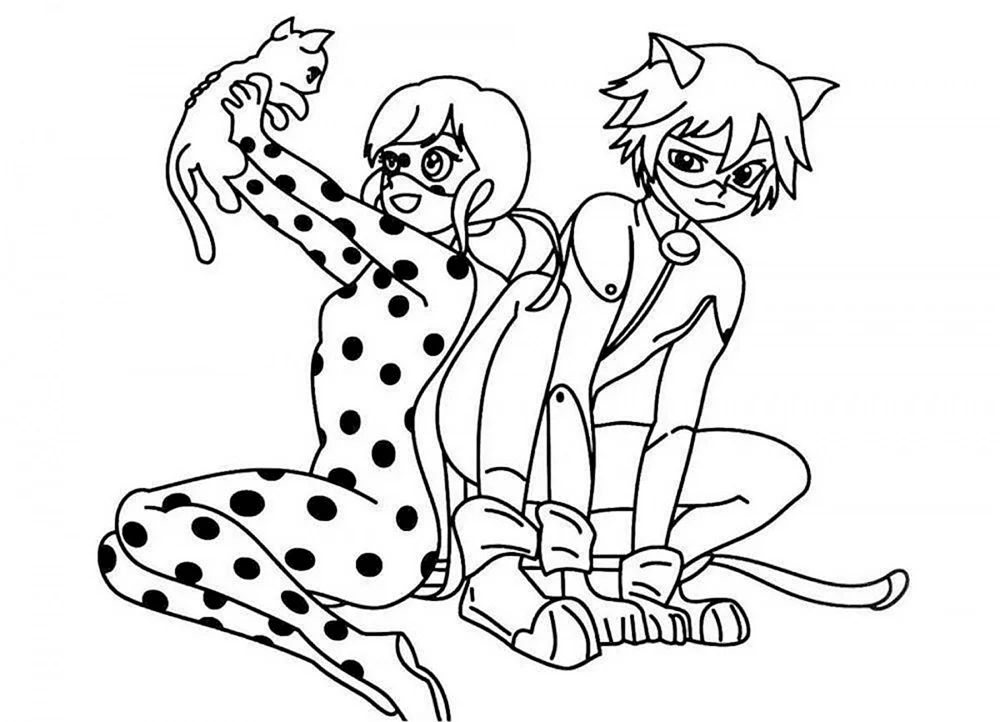 Marienkäfer und Superkatze raskraska