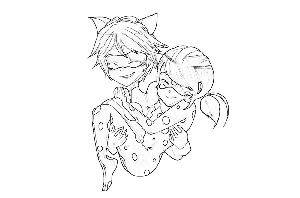 Dame Käfer und Superkatze raskraski
