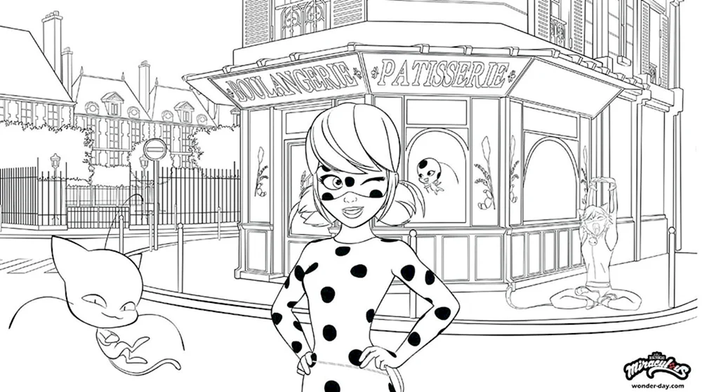 Lady Bug und Super Cat raskraska