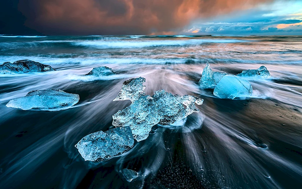 Eislagune in Island