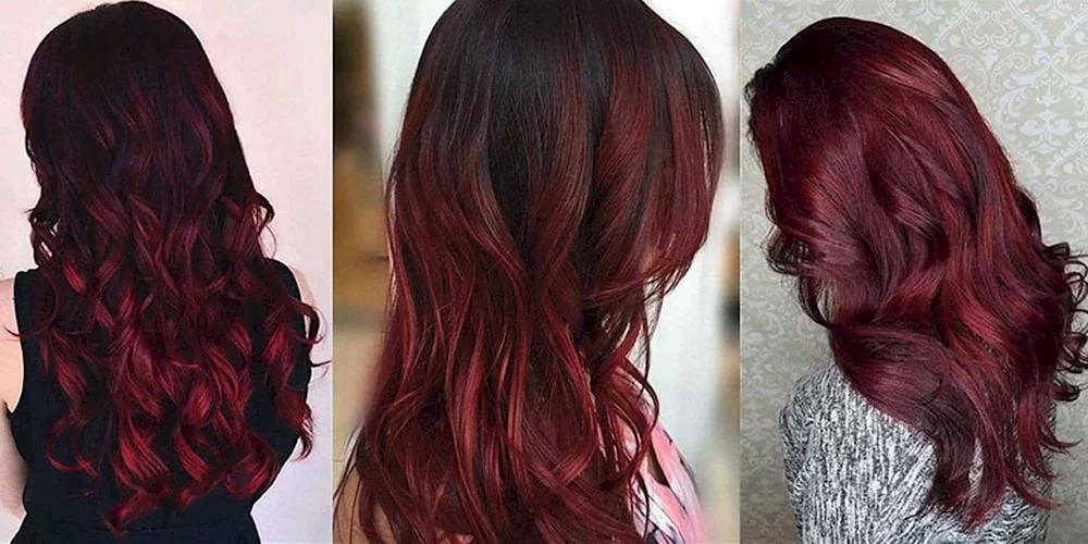 Rotstichiges Haar