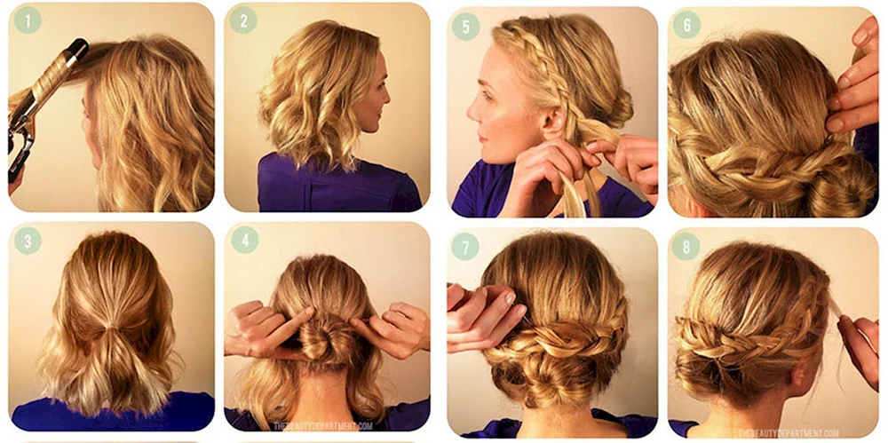 Hausgemachte Frisuren