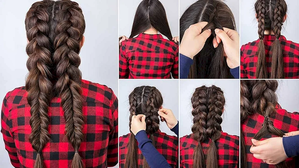 Frisuren mit Zöpfen