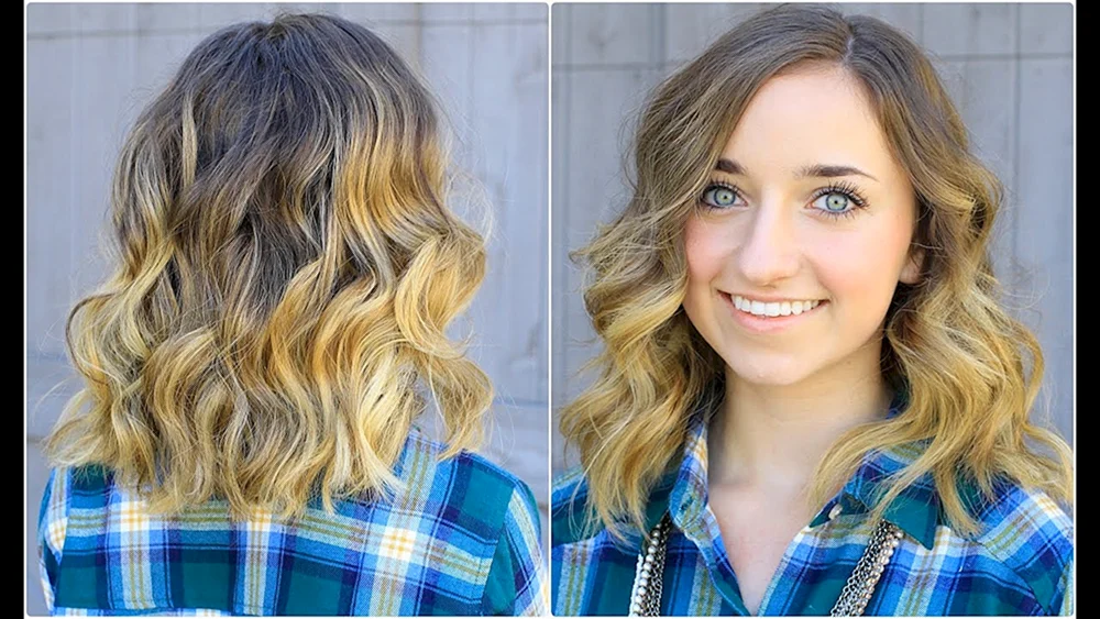 Leichte Locken für mittellanges Haar