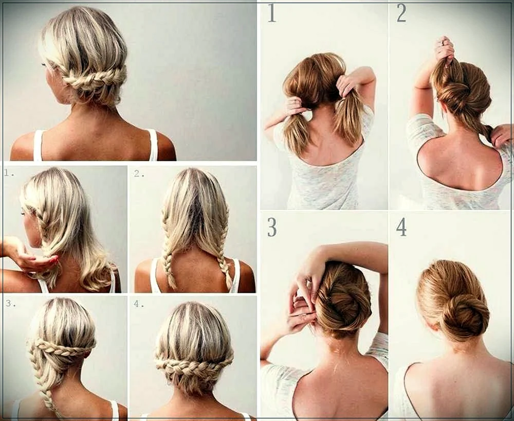 Einfache Frisuren für kurzes Haar