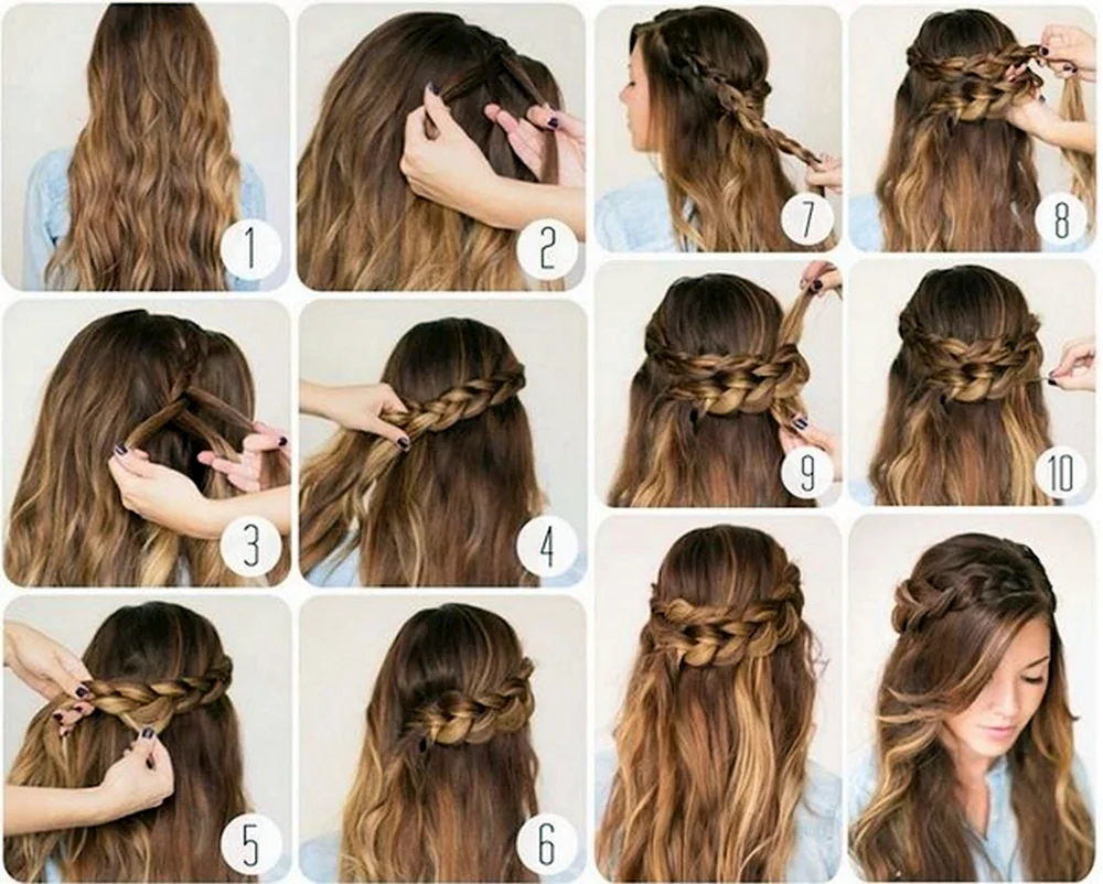Leichte Frisuren mit lockerem Haar