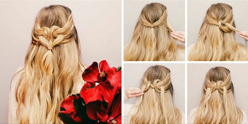 Einfache Frisuren für den Tag