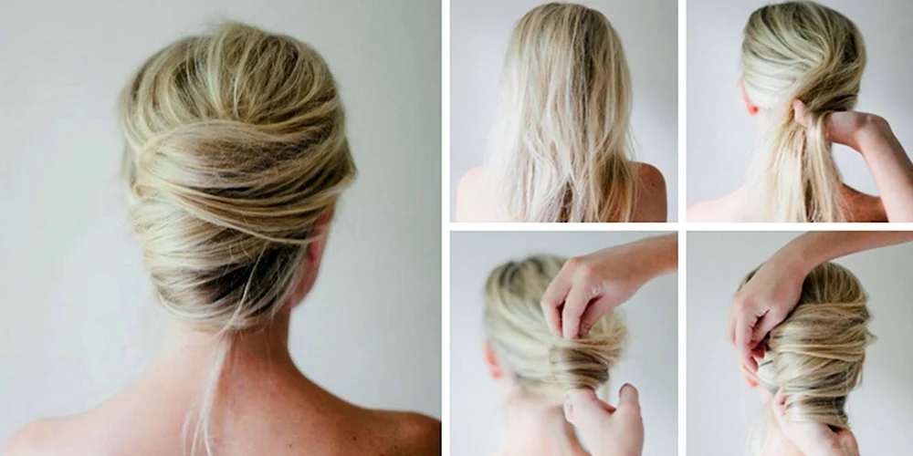 Einfache Frisuren für mittleres Haar
