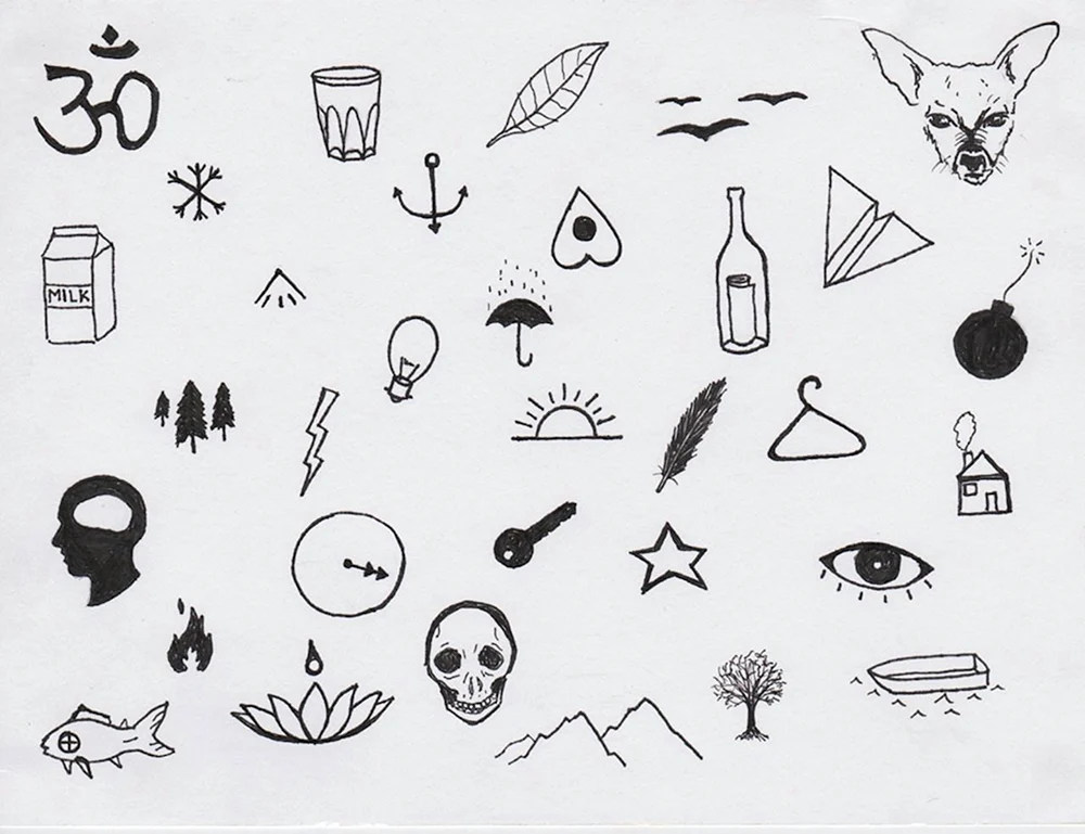 Einfache Tattoos