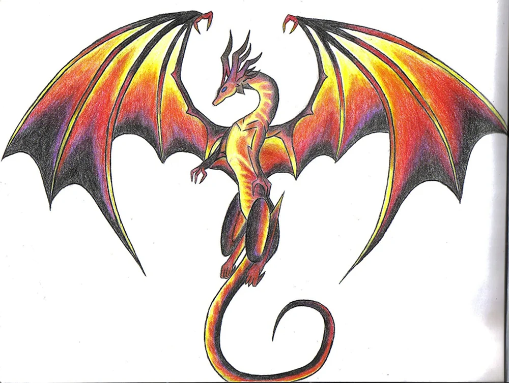 Drachen zum Zeichnen