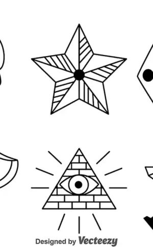 Einfache Tattoos