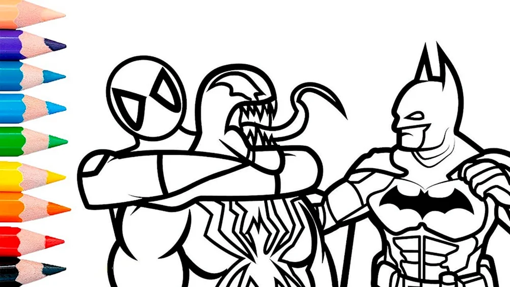 Marvel Venom Malbuch