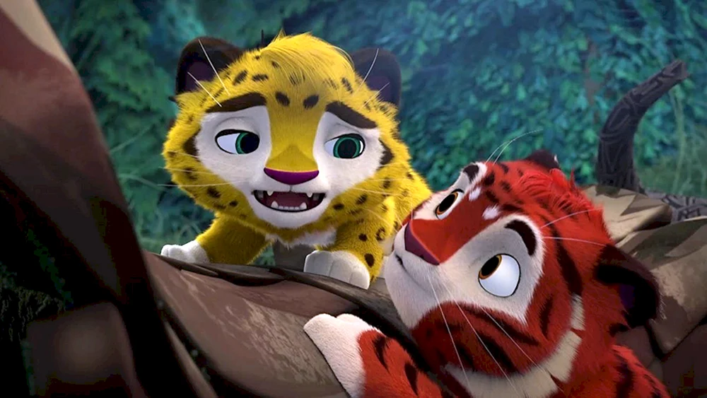 Leo und Tig Zeichentrickfiguren