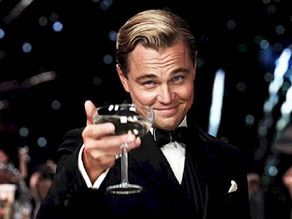 Leonardo DiCaprio mit blondem Haar