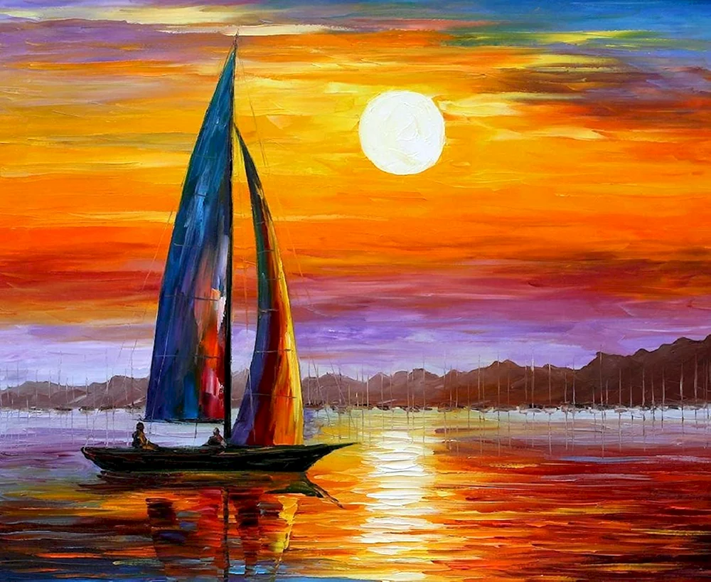 Gouache Malerei