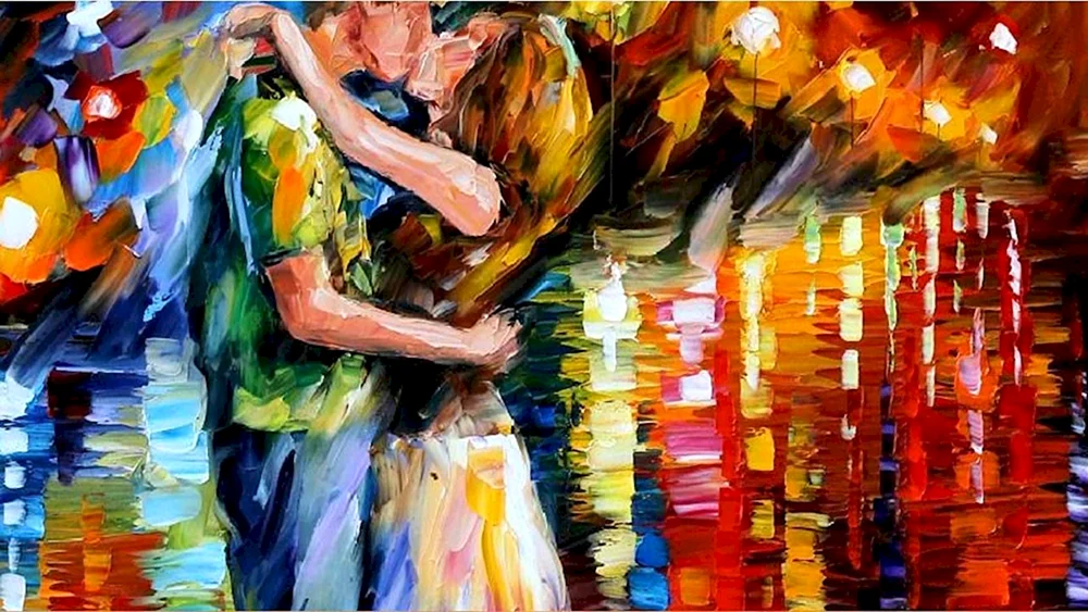Leonid Afremov im Regen