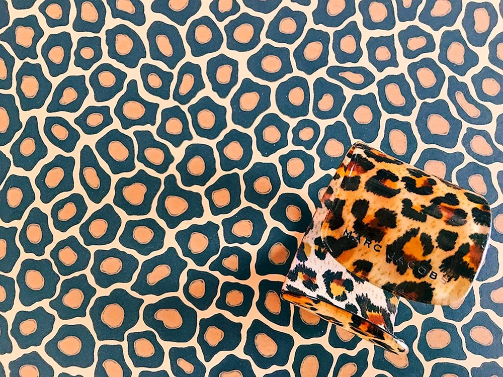 Leoparden-Moodboard