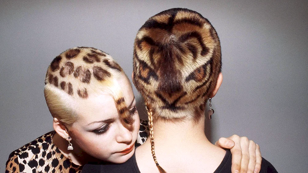 Leoparden auf dem Haar