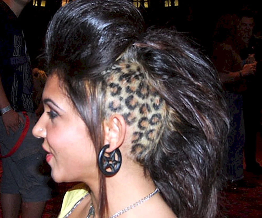 Leopardenhaar Haarschnitt