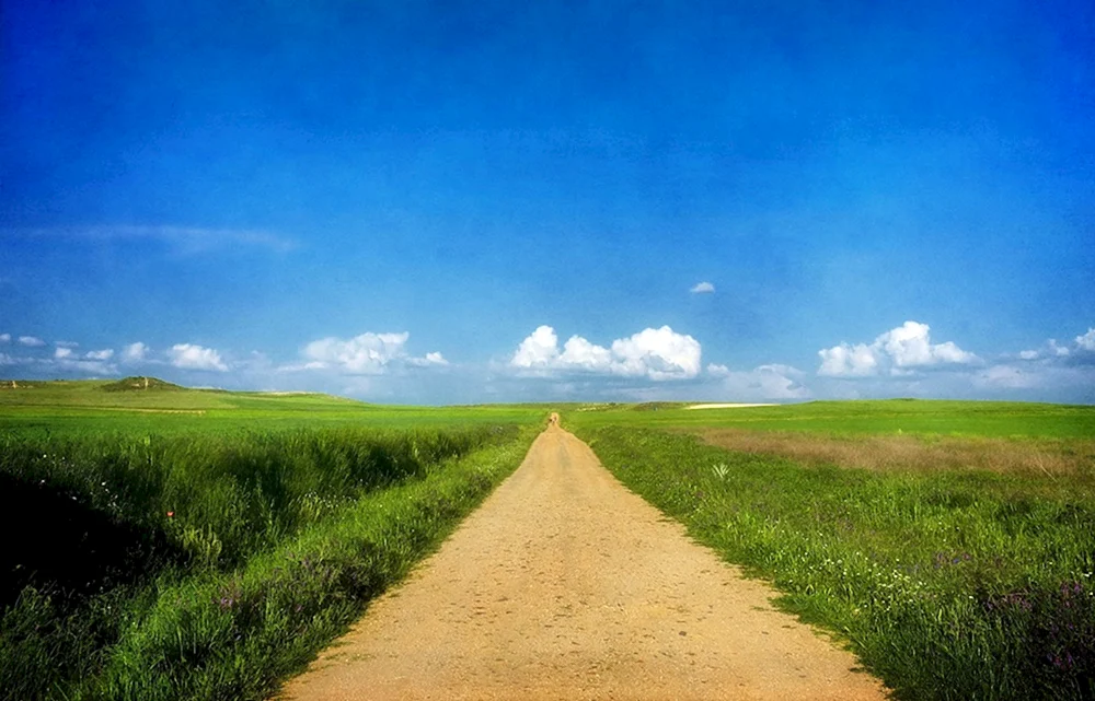 Straße in den Himmel