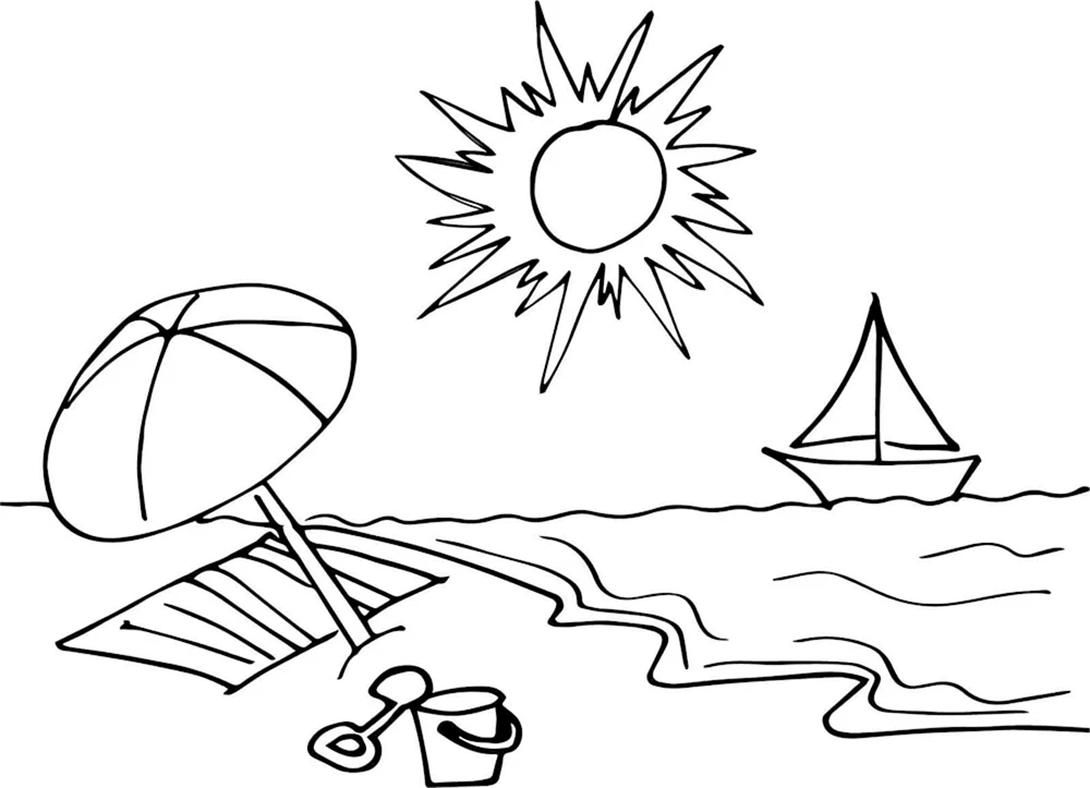 Sommer in Bleistift