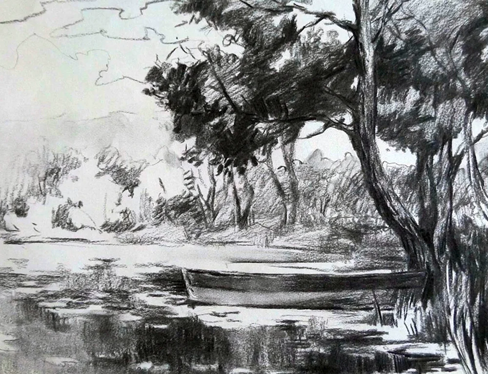 Levitan Kohleskizzen