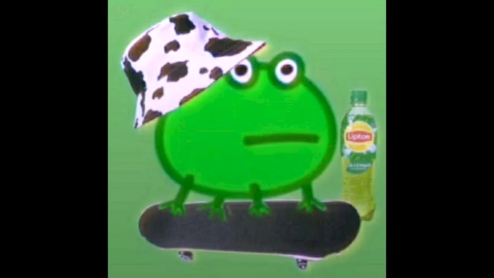 Peppa Schweinchen Frosch Grün Ästhetik