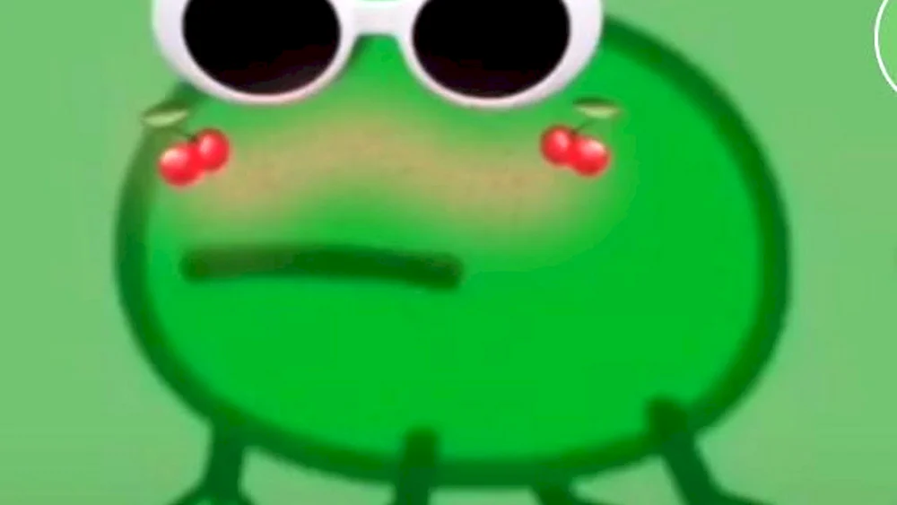 Kermit Frosch mit Herzen