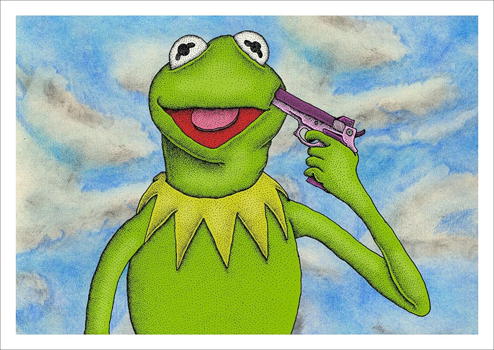 Lustiger Frosch