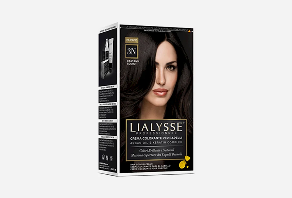 Lialysse Creme Haarfärbemittel 4v pflaumenfarben