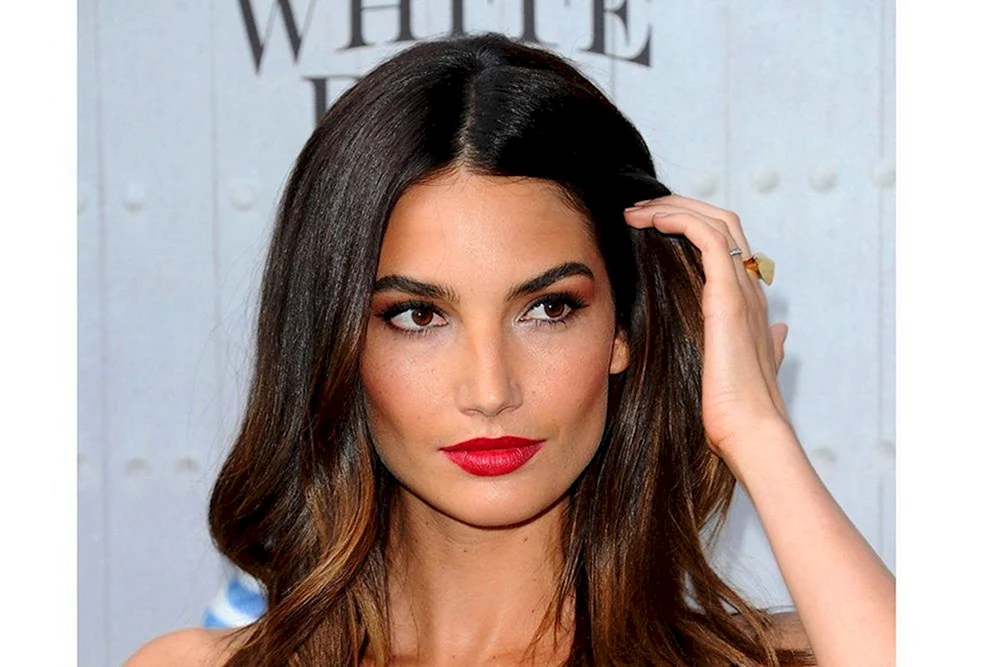 Lily Aldridge ombré