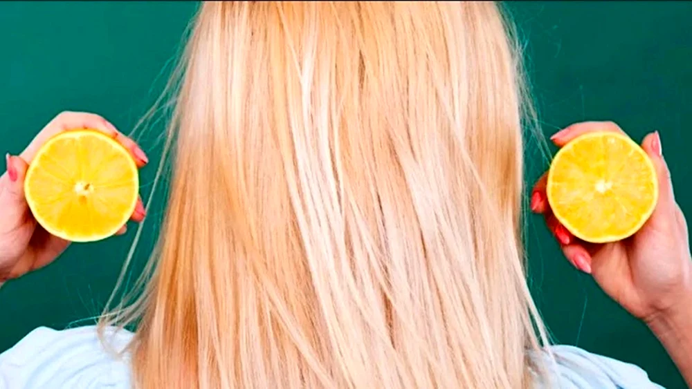 Zitronenhaarmaske für Haare