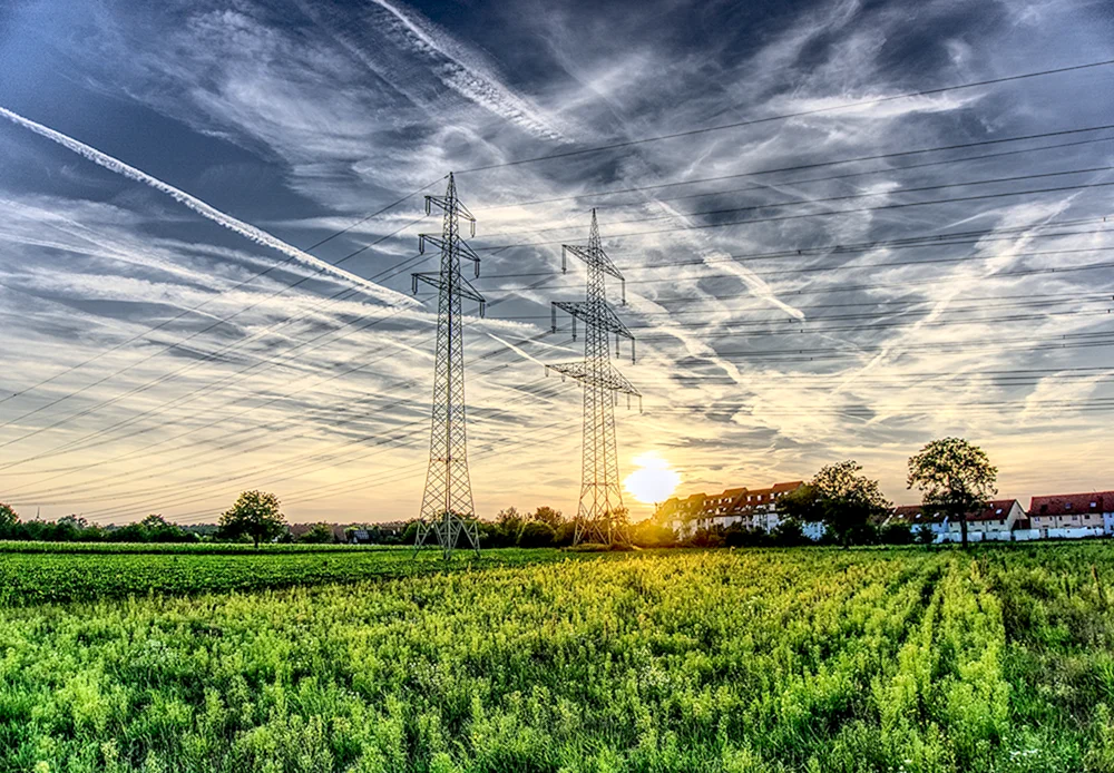 Übertragungsleitungen im Feld