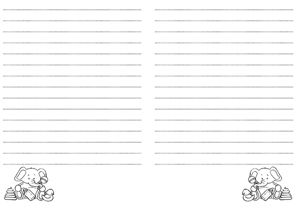 Gefüttertes Notizblockblatt