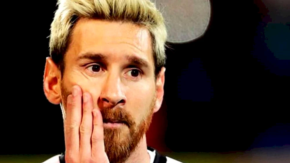 Messi 2017 blond