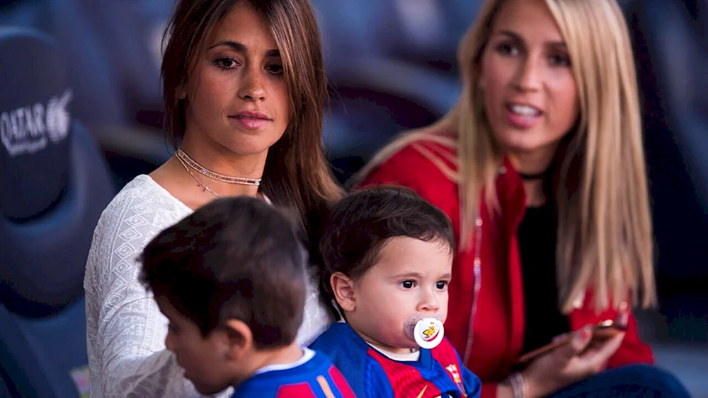 Antonella Rocuzzo und Messi