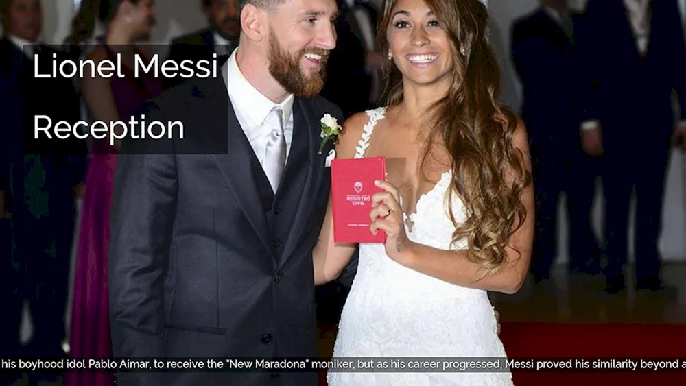 Lionel Messi's Frau