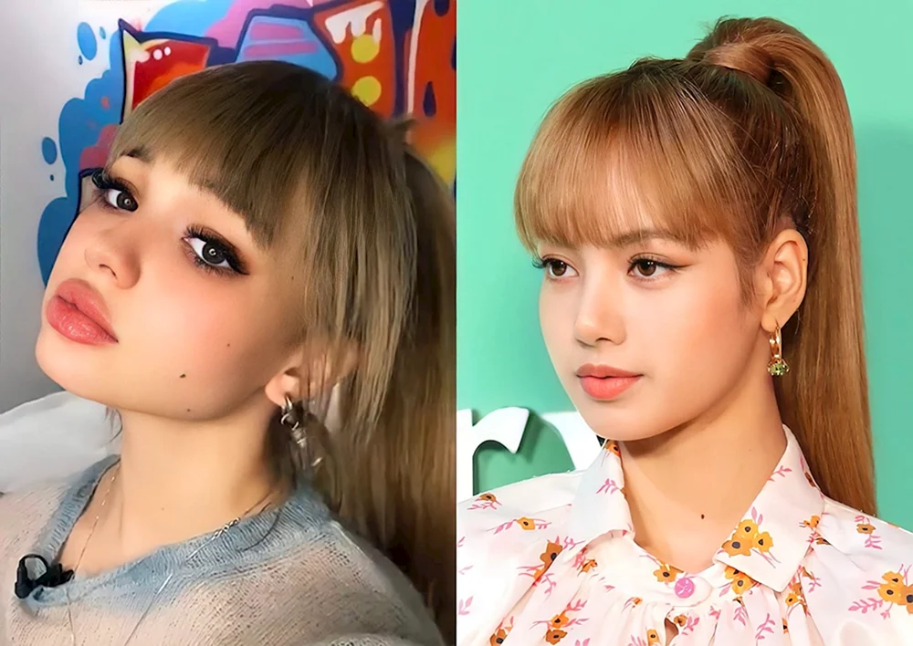 Lisa von Black Pink vor plastischer Chirurgie und vor der Hautaufhellung