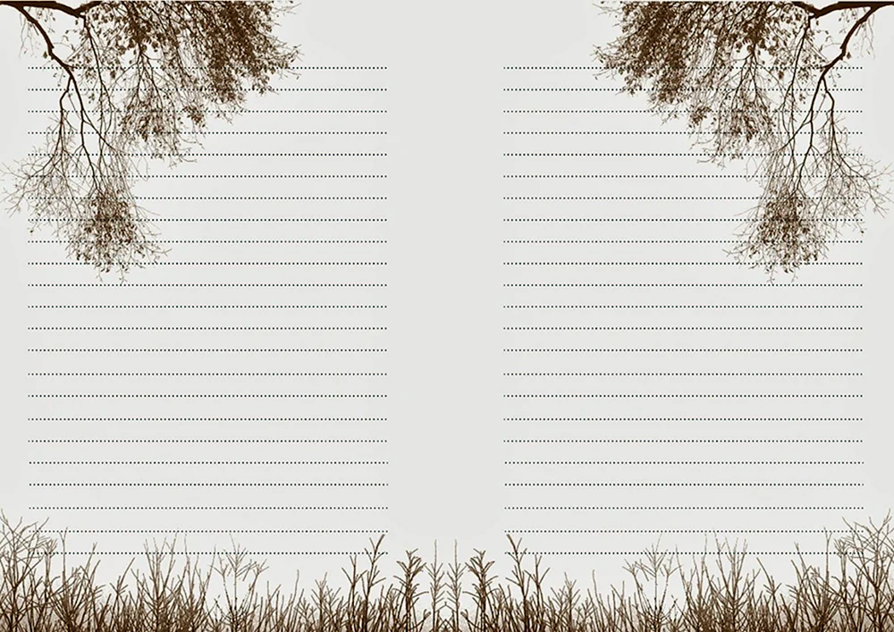 Lineal notebook background