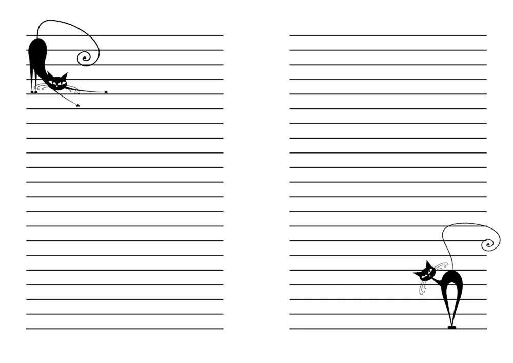 Gefüttertes Notizblockblatt
