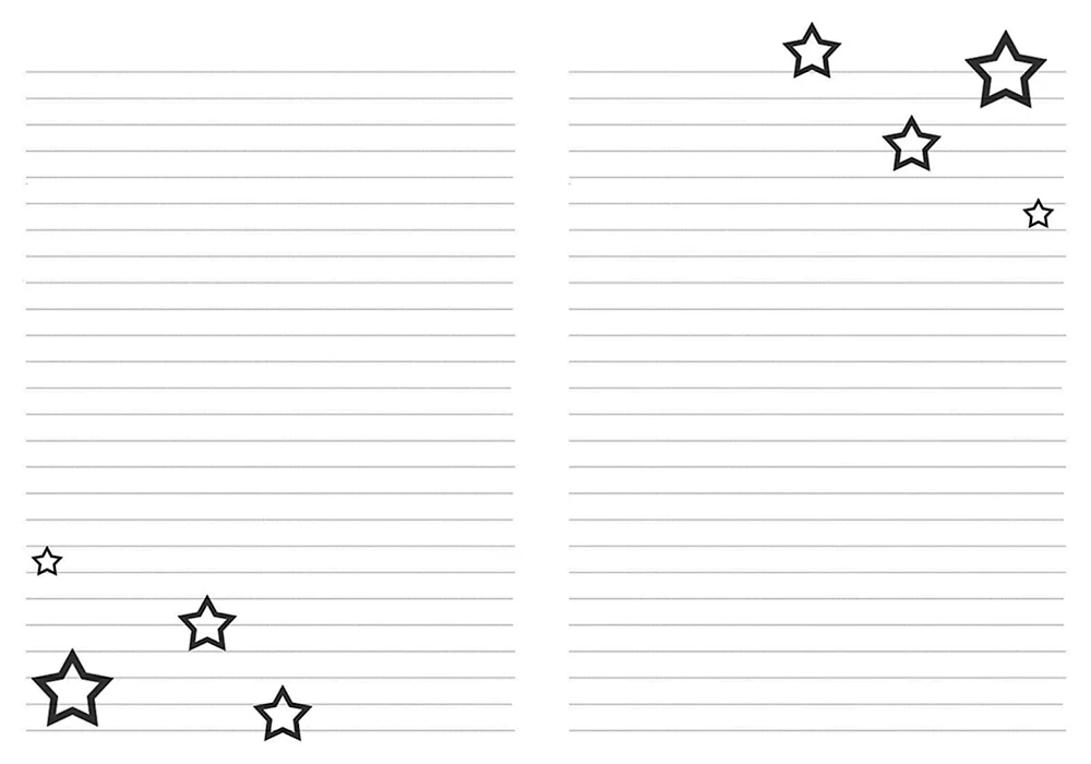 Seitenlayouts für Notizblock