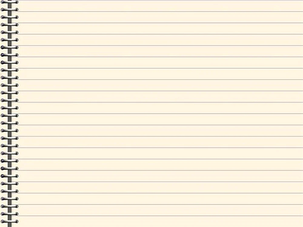 Notizbuch-Blatt