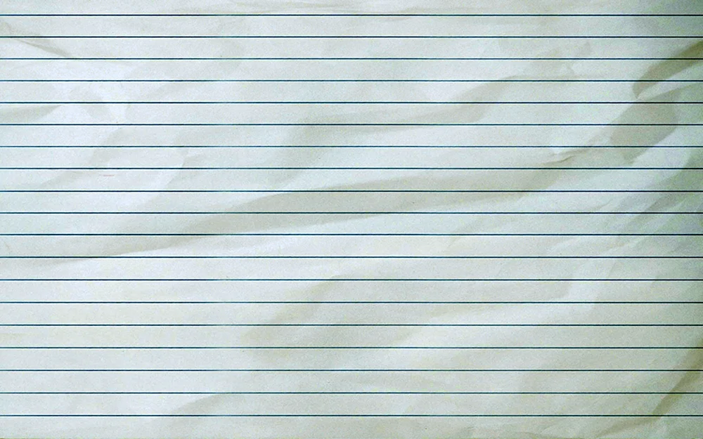 Schrägstrich-Notizbuch 12 Blätter herrlich fünf