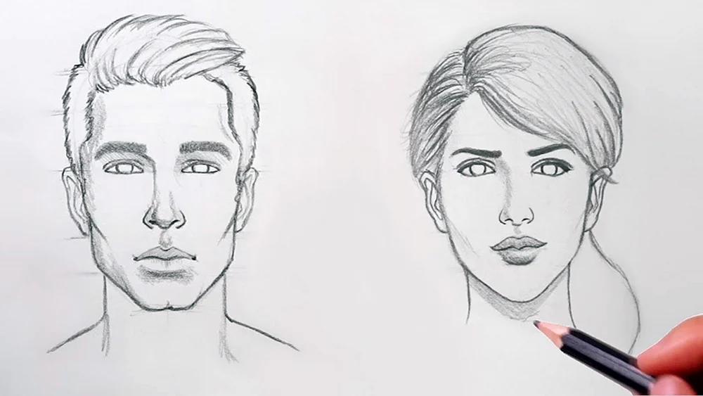 Gesichtszeichnung